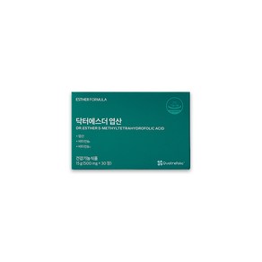 닥터에스더 활성형 엽산 500mg x 30정 1박스 임신준비 임산부, 1개