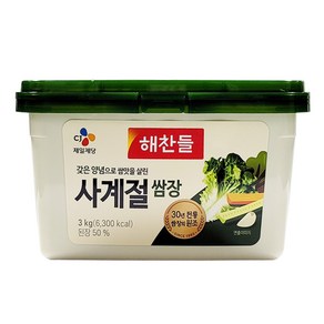 해찬들 사계절쌈장 3kg, 4개