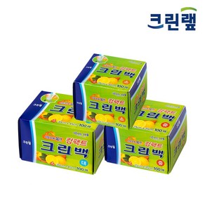 크린랩 컴팩트 크린백 3종 (소100매+중100매+대100매), 1세트