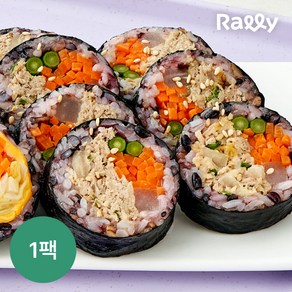 [랠리] 흑미곤약김밥 묵은지참치마요 220g 1팩