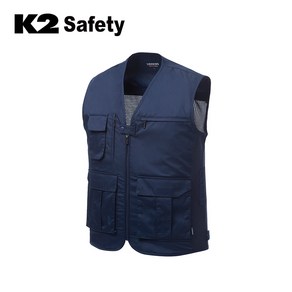 K2 Safety 21VE-601R (Navy) 메쉬조끼 사계절베스트 멀티포켓 멀티조끼 베스트 작업복 근무복 워크웨어