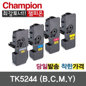 교세라재생토너 TK5244 4색컬러 ECOSYS P5026 P5526, TK5244 검정, 1개