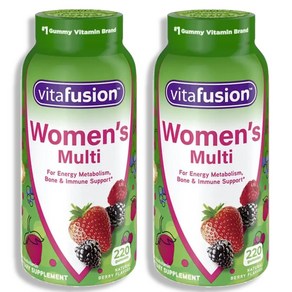 vitaFusion 비타퓨전 여성 멀티비타민 Womens Multivitamin 220구미, 220정, 2개