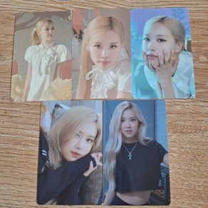 블랙핑크 BLACKPINK THE GAME PHOTOCARD COLLECTION 로제 버전 공식 포토카드 1 - 한장