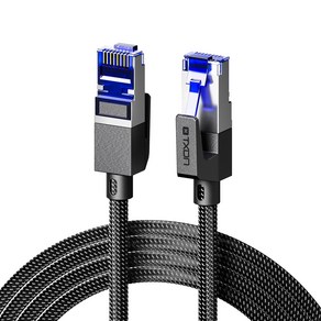 티엑스온 SFTP CAT.7 10Gbps 초고속 인터넷 기가 랜선 랜케이블, 7m, 1개, 블루