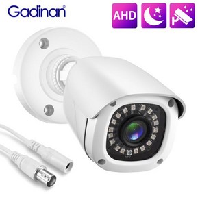 Gadinan-HD 720P 1080P 5MP AHD 카메라 홈 유선 감시 적외선 야간 총알 야외 BNC CCTV 카메라