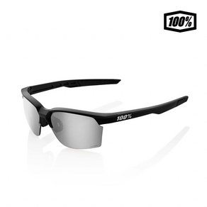 100% [100%] 스포츠 쿠페 고글 Spotcoupe-Matte Black 61020-019-76, Matte White-HiPER Red, 1개