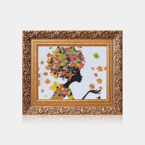 보석십자수 전용액자 50x50cm 고급형 BL17, 1개