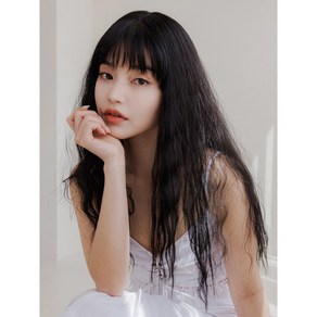 클립스 통가발 수제가발 롱웨이브 히피펌 젤리펌 쥬디, 내추럴브라운, 1개