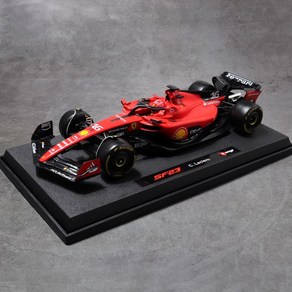 브라고 1:18 페라리 F1 레이싱카 SF23 No16 Charles Leclerc 30cm 빅사이즈 다이캐스트 합금모형