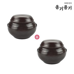 옹기종기 항아리 1kg (뚜껑포함 1SET) 1+1 소금단지 소금항아리