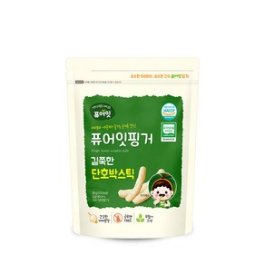 [10+2]퓨어잇핑거 유기농 길쭉한 단호박스틱, 단품, 30g