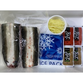만우정수산 자포니카 손질 민물장어 특가!!! 500g 1kg 1.5kg + 수제양념소스 생강 (손질후 3 6 900g내외), 1개