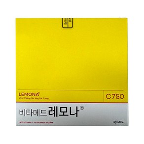 경남제약 레모나 20포 비타민C 피로회복, 40g, 4개