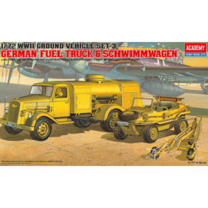 13401 1/72 Geman Fuel Tuck & Schwimmwagen, 1개