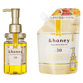 and honey 앤허니 딥모이스트 헤어 오일 100ml+리필 75ml 세트, 1세트, 175ml