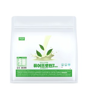 프로틴스토리 포대유청 맛있는 단백질 퓨어프로틴7 1kg 그린티쉐이크, 1개