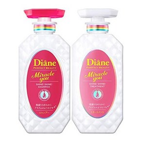 일본직발송 6. DIANE 다이안 PB 샴푸 트리트먼트 [윤기 데미지 수리] 샤이니 베리의 향기 퍼펙트 뷰티, 1개, 450ml