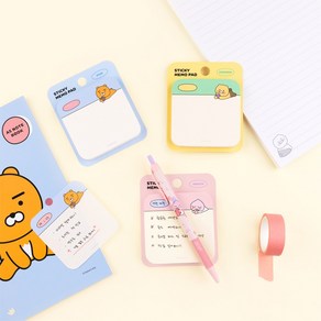 카카오프렌즈 라운드 점착 메모지, 라이언