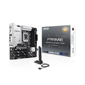 PRIME Z890M-PLUS WIFI-CSM 인텍앤컴퍼니 인텔CPU용 메인보드, 선택없음