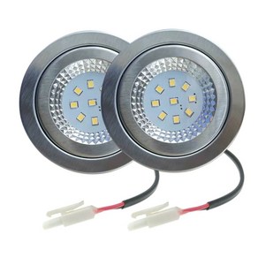 2 조각 12v 220v 1.5w led 주방 밥솥 레인지 후드 라이트 60mm 투명 유리 배기 환기 장치 램프 15w 할로겐 등가, 220v AC 흰색, 아니, 1개