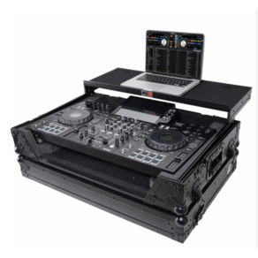 [플라이트 케이스] Pox Fits Pionee DJ XDJ-RX3 2 Case Black On Black (W) / Laptop Shelf & Wheels, 방문수령