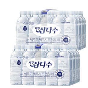 제주 삼다수 생수 500ml(무라벨), 40개, 500ml