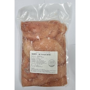 닭가슴살(냉동) 친환경 2kg, 1개