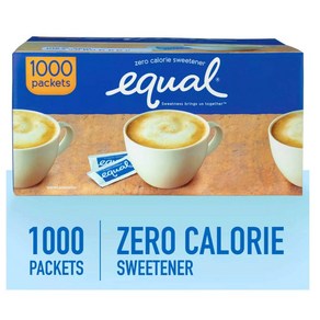 [당일] 이퀄 제로 칼로리 설탕 대체 아스파탐 스위트너 1000 개입 Equal Zeo Caloie Sweetene 1 000 ct., 1kg, 1000개입