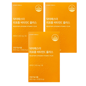 [닥터에스더] 리포좀 비타민C 플러스 여에스더 홈쇼핑 방송 제품, 3개, 30정