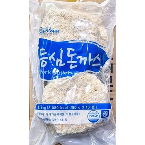 두툼한 등심돈가스 등심 돈까스 냉동 업소용 대용량, 1개, 1.8kg