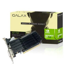 [GALAX 공식인증점] 갤럭시 GALAX GeFoce GT710 D3 2GB LP 무소음