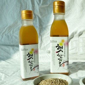 2024년 예천 국산 참기름 300ml 쌀아지매 저온 압착 주문 가공, 1개