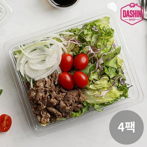 [다신샵] 당일제조 한스푼샐러드 불고기 190g, 4팩, 4개