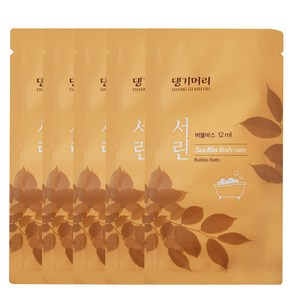 댕기머리 일회용 서린 버블바스 12ml, 100개