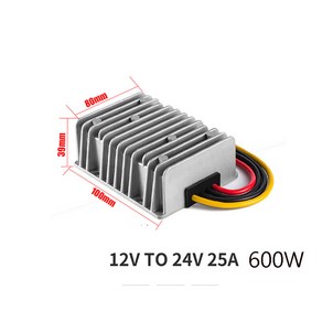 12V -> 24V로 승압 DC - DC 컨버터 600W (25A)