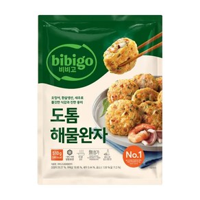 비비고 도톰 해물완자, 2개, 510g