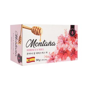 몬타냐 꿀 히비스커스차 30g(1.5gX20티백) 1개, 1.5g, 20개입