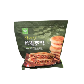 사옹원 전통시장 잡채호떡 1.2kg 100g 12개입, 1개