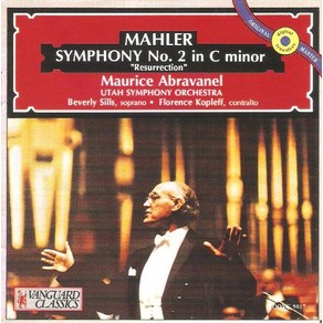 (CD) Mahler - Symphony No.2/ Maurice Abravanel (말러: 교향곡 2번)