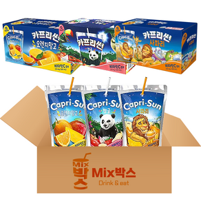 [믹스박스] 카프리썬 3종 세트 (오렌지망고10+정글10+사파리10), 1세트, 200ml