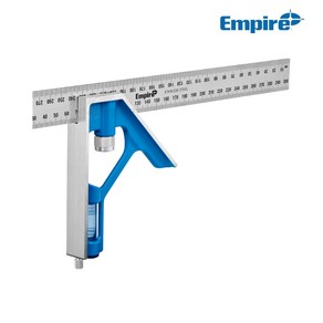 엠파이어 e250M / 30cm TRUE BLUE 콤비네이션 스퀘어 수평자 각도기, 1개