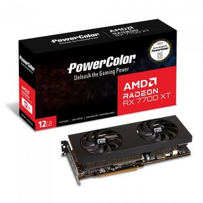 (포)PoweColo 라데온 RX 7700 XT D6 12GB 대원씨티에스