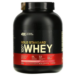 옵티멈뉴트리션 Gold Standad 100% Whey 맛있는 딸기맛 2.27kg(5lbs), 1개, 2kg