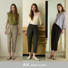 [쇼핑엔티] 25SS AK앤클라인 셔링 밴드 팬츠 3종