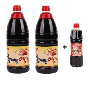 홍일식품 홍게액젓1.8L 2개구입시 500ml 증정, 2개, 1.8L