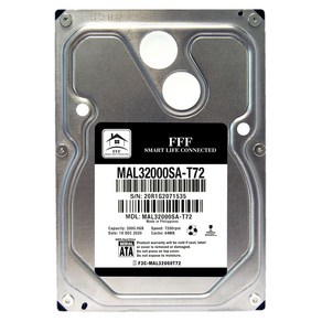 3.5인치 하드디스크 2TB 에프쓰리 HDD SATA3 7200RPM 64MB 2테라