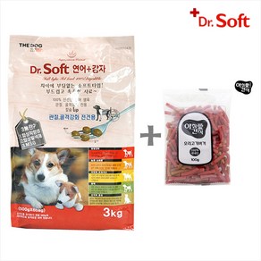 더독 닥터소프트 말랑한 소프트 사료 + 사은품, 10-1.연어 감자 전견 3kg 1개, 3kg, 1개