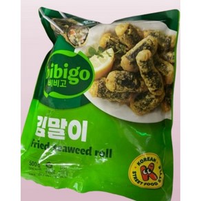 [비비고] 바삭한 김말이 고소한맛 간식야식 밤10시전주문내일도착, 500g, 1개