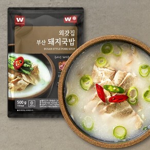 [외갓집] 담백한 부산 돼지국밥 500g x 3팩, 3개